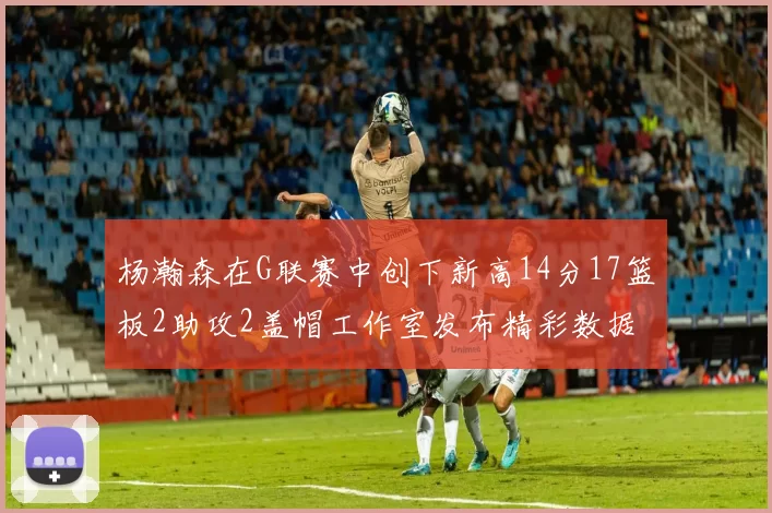 杨瀚森在G联赛中创下新高14分17篮板2助攻2盖帽工作室发布精彩数据海报